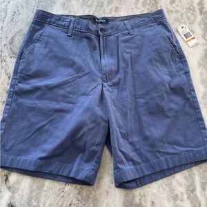Nautica Men's Blue 33” Waist Flat Front 8.5” Shorts Brand New With Tags!!